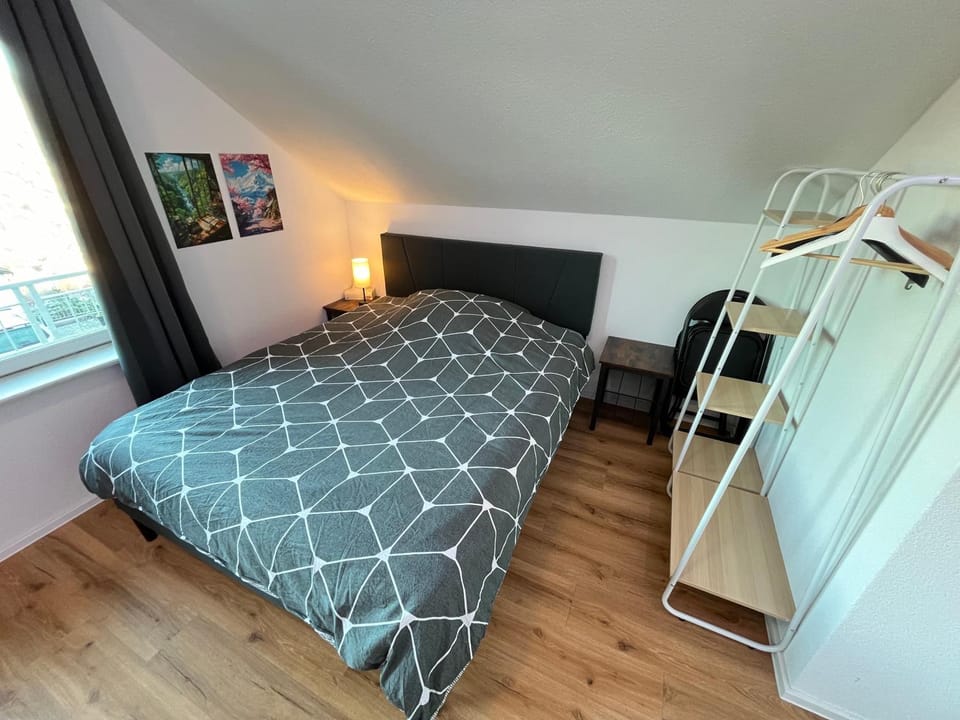 Bed, Bedroom, wardrobe