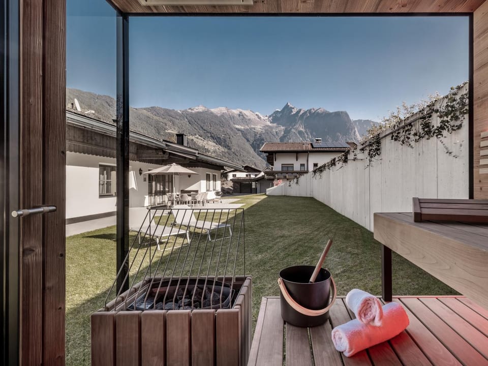 Natural landscape, Sauna, Mountain view