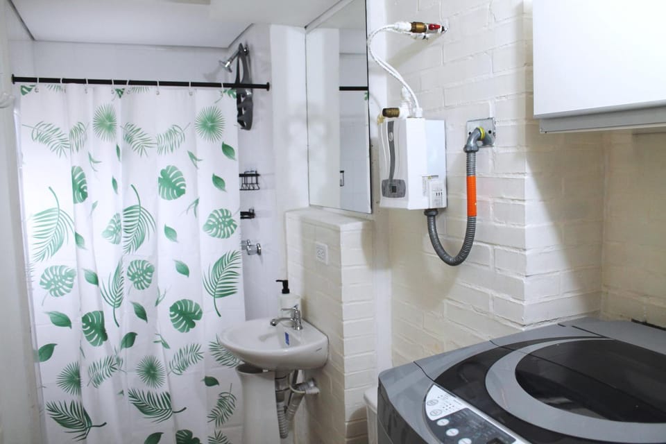 Shower, Bathroom, washing machine