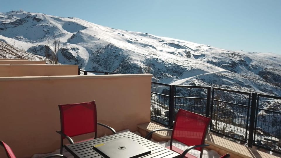 Day, Natural landscape, Winter, View (from property/room), Balcony/Terrace, Mountain view