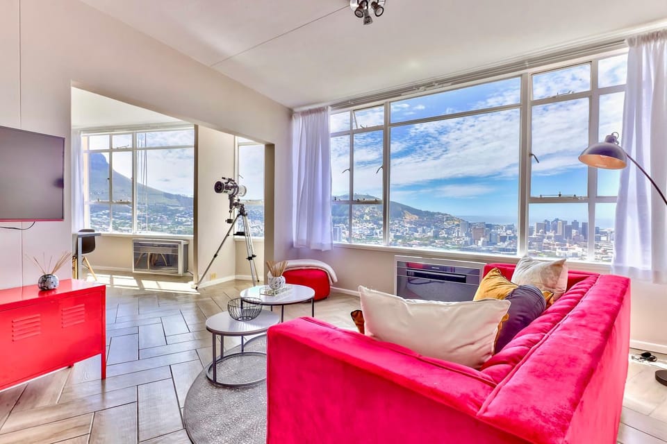 Natural landscape, Living room, Seating area, Mountain view