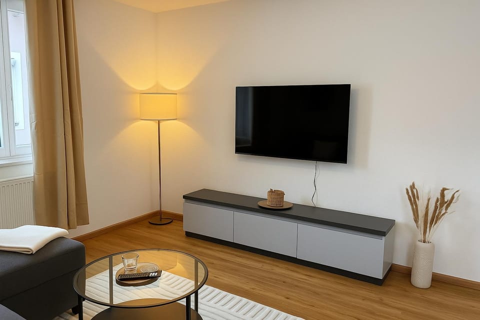 Allgäu Suites - Innenstadt, Schlafzimmer, Küche, Parkplatz möglich, Dachterrasse Apartment in Kempten