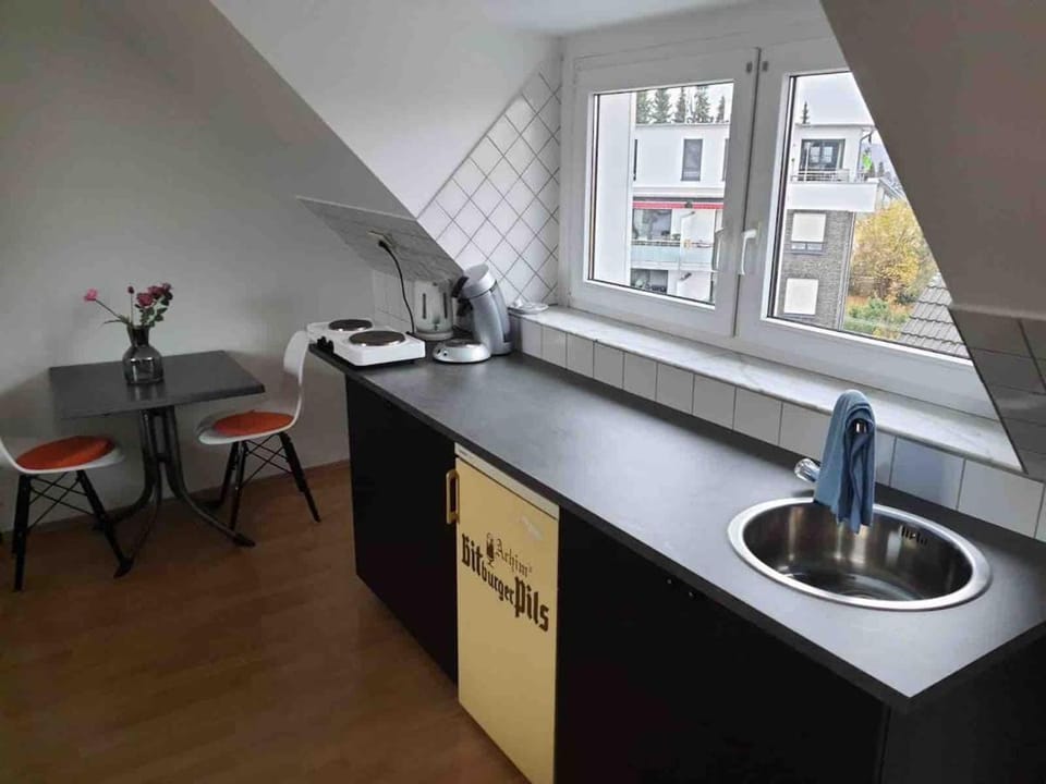 Kitchen or kitchenette, Dining area, stove