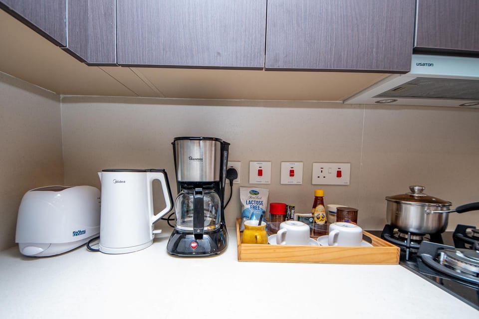 Coffee/tea facilities, Kitchen or kitchenette, toaster