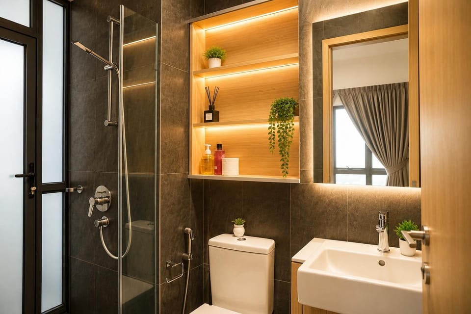 Shower, Toilet, Bathroom