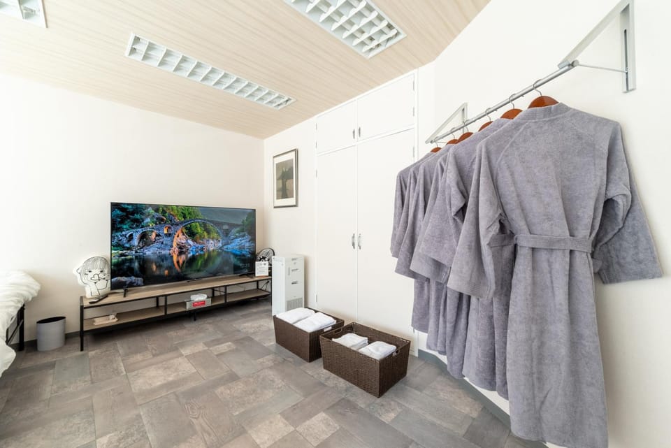 TV and multimedia, towels, wardrobe