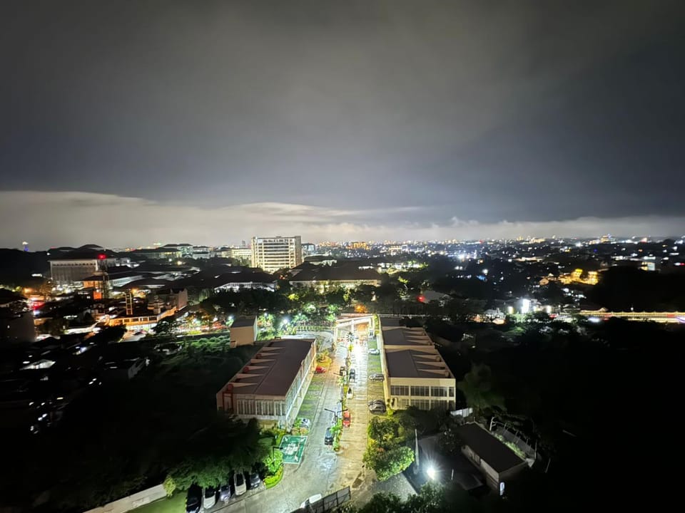 Night, City view, Street view