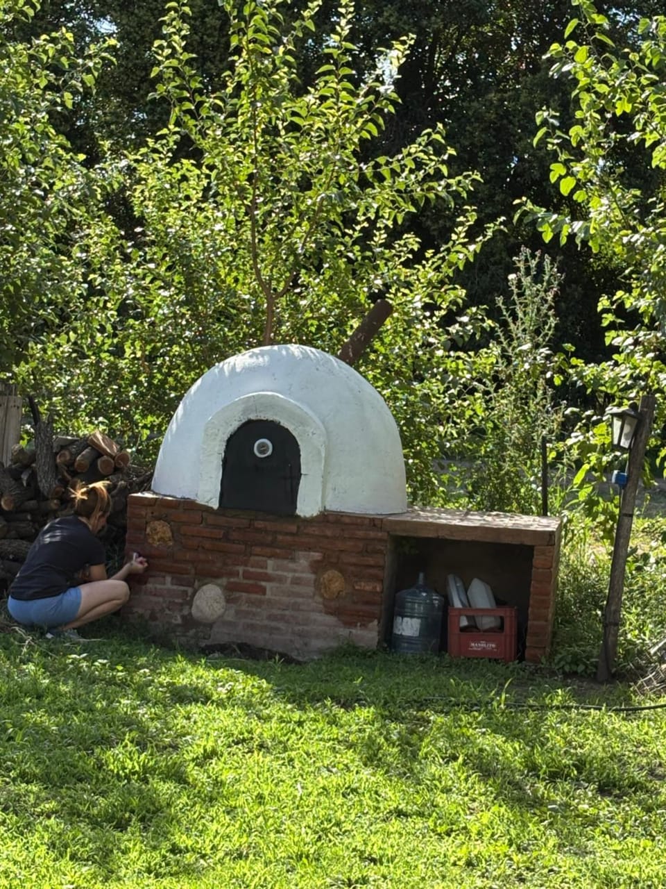 Garden view, oven