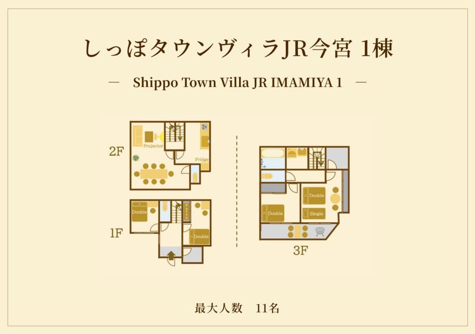 ReStayしっぽタウンヴィラ今宮駅 Villa in Osaka