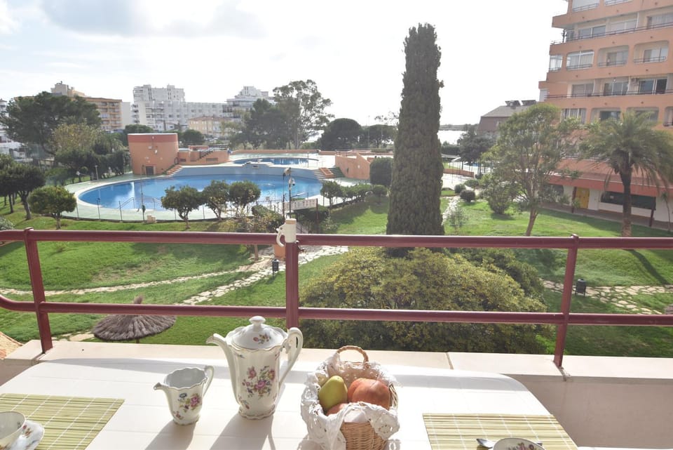 View (from property/room), Balcony/Terrace, Garden view, Swimming pool