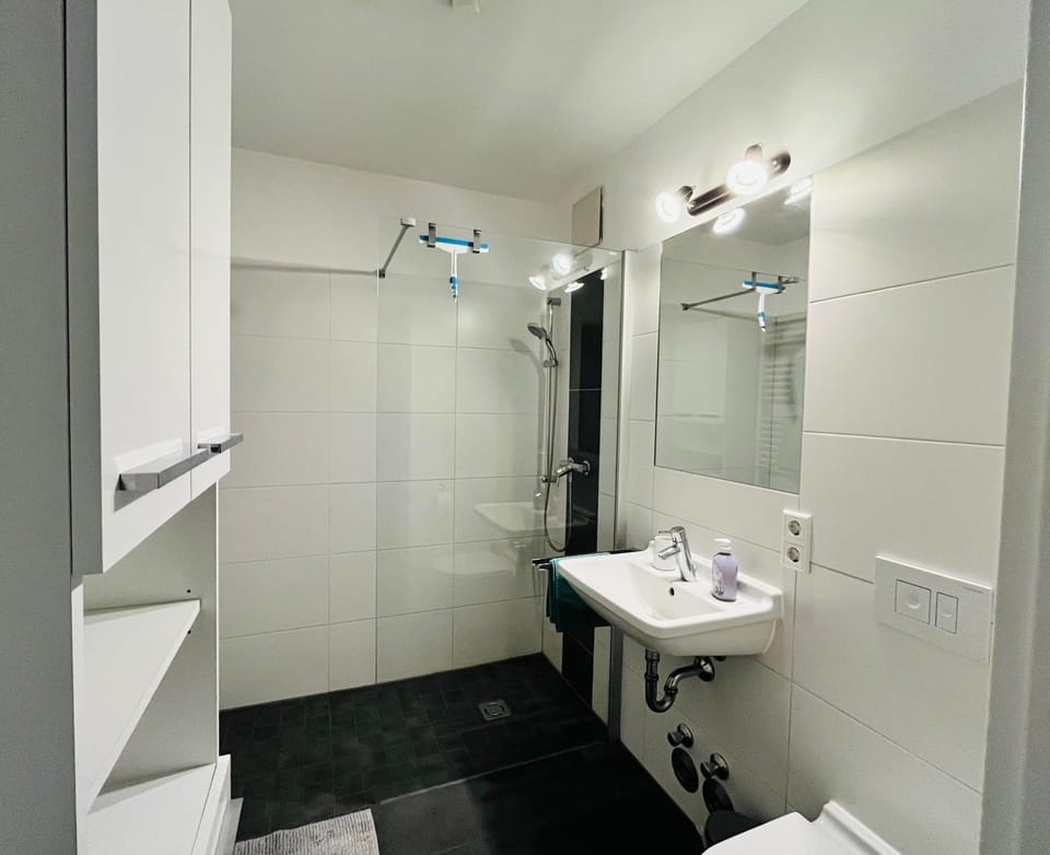 Shower, Toilet, Bathroom, towels