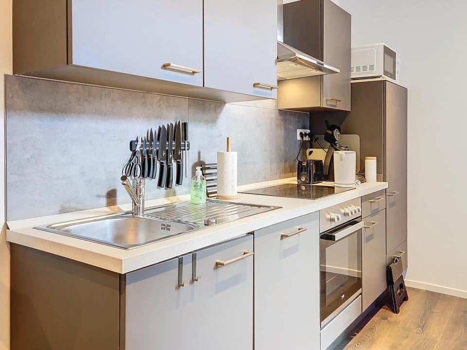Kitchen or kitchenette, kitchen