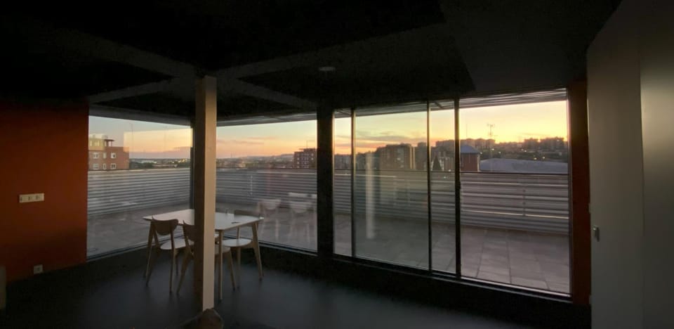 Balcony/Terrace, Dining area, Sunset