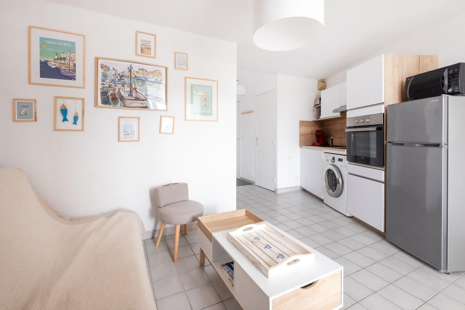 AS25421-P2 à 2 pas de la plage avec parking privé Apartment in Le Grau-du-Roi