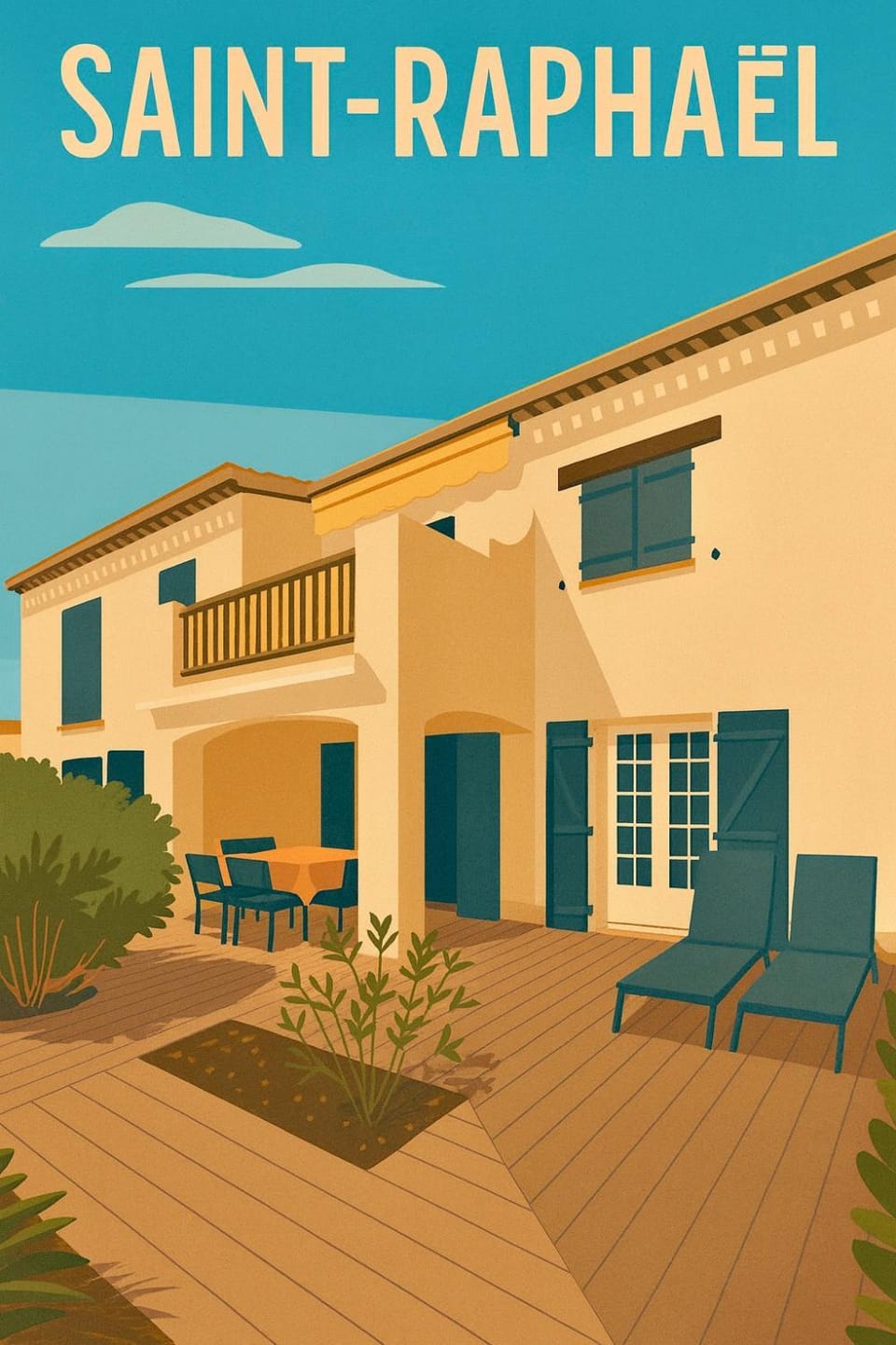 Le Charme bleu d'Azur House in Saint-Raphael