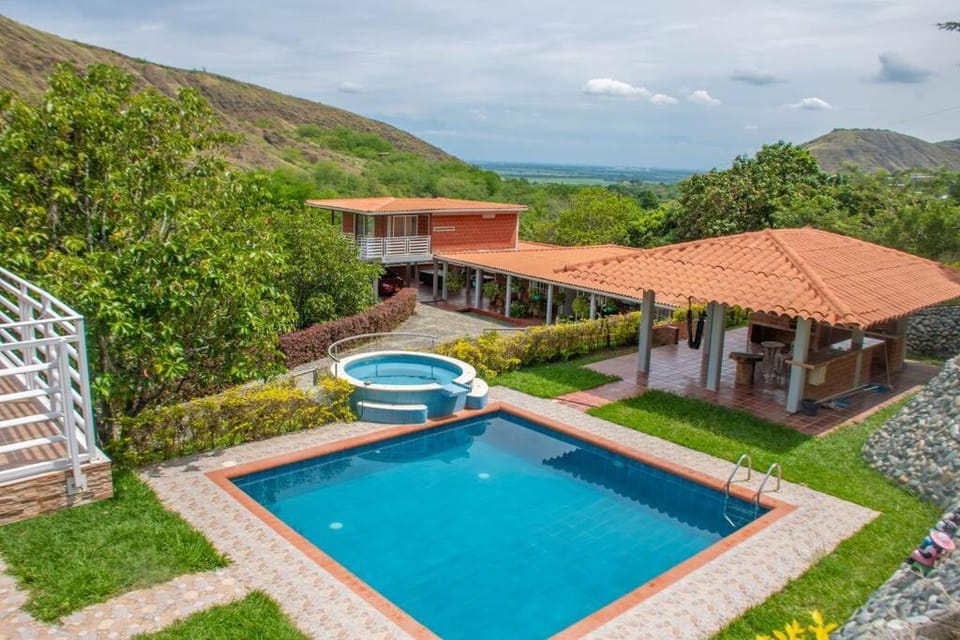 Natural landscape, Mountain view, Pool view, Swimming pool