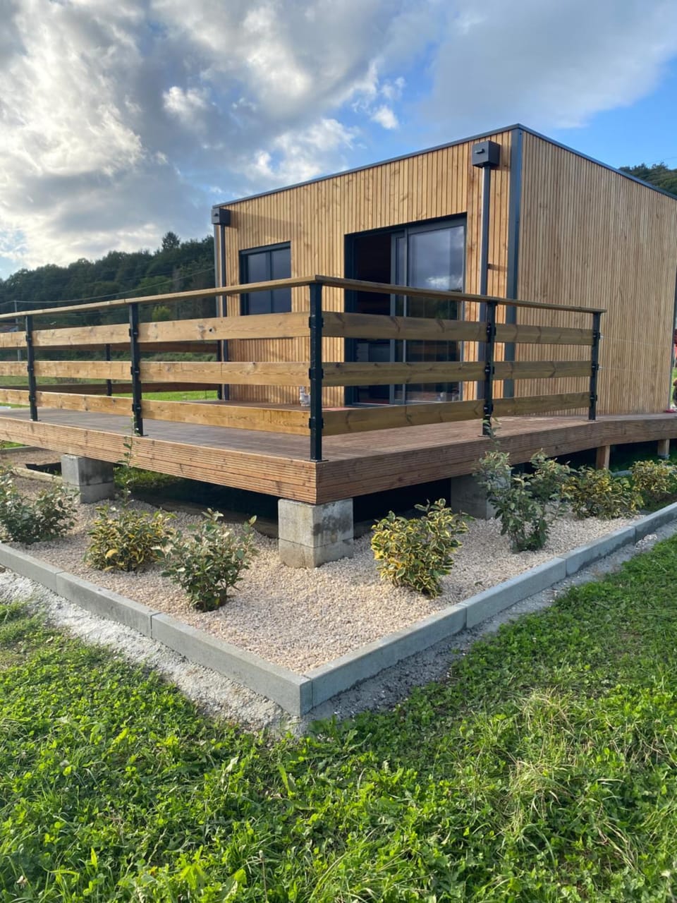 Property building, Garden view