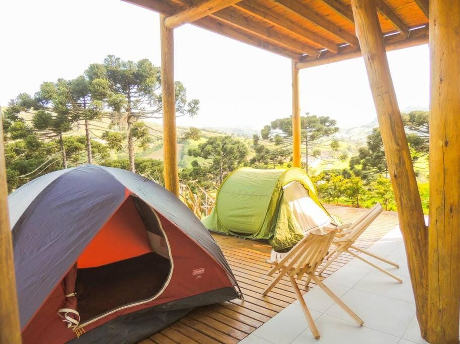 Cabana Mendoza - Busch Camping Chalet in State of Santa Catarina