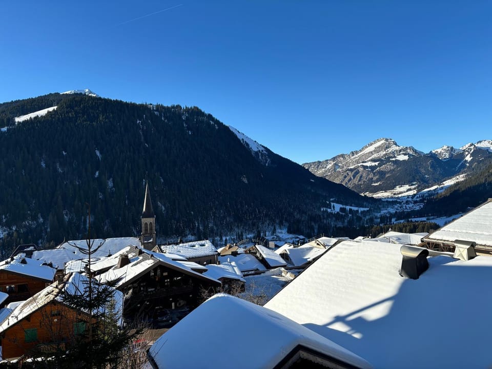 Le Savoisien, Appartement in centrum Chatel 150 m van ski-lift Apartment in Châtel