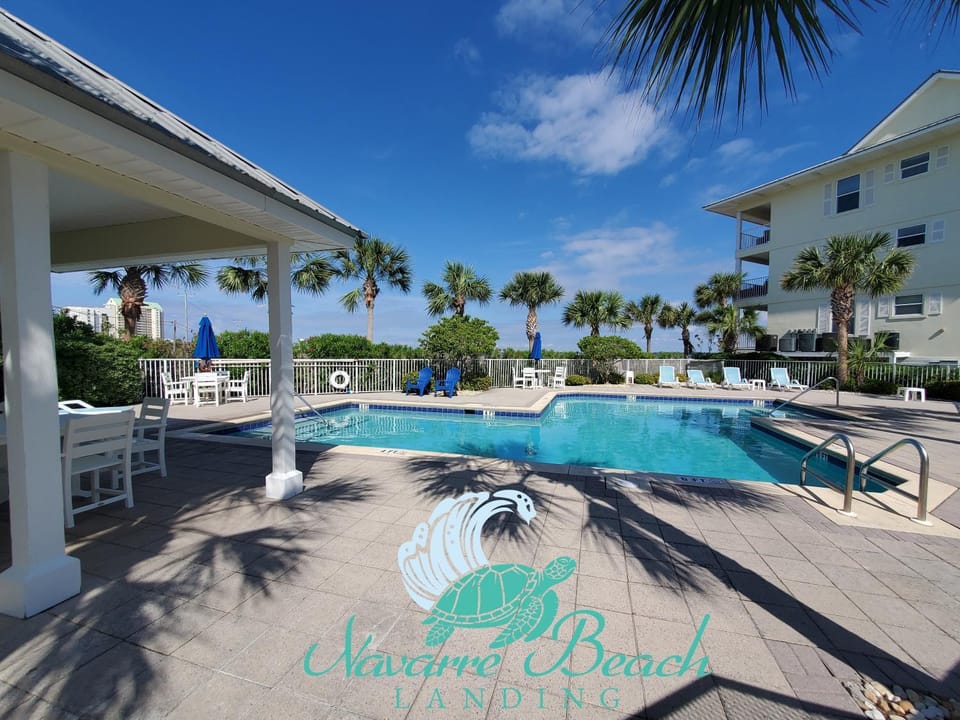 Property building, Day, Natural landscape, Pool view, Swimming pool, sunbed