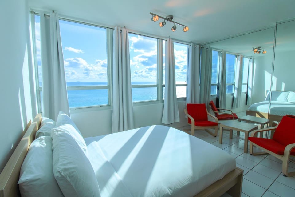 Bedroom, Sea view
