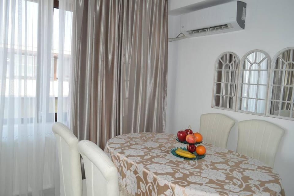 Dining area, air conditioner