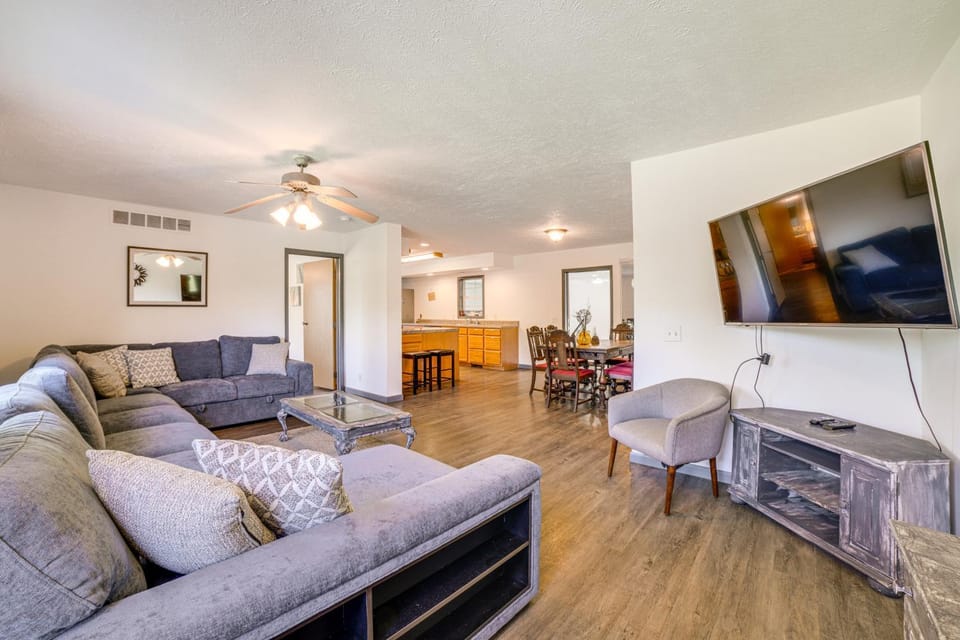 8-Acre Bridgman Oasis: Pool, Hot Tub & Game Room House in Bridgman