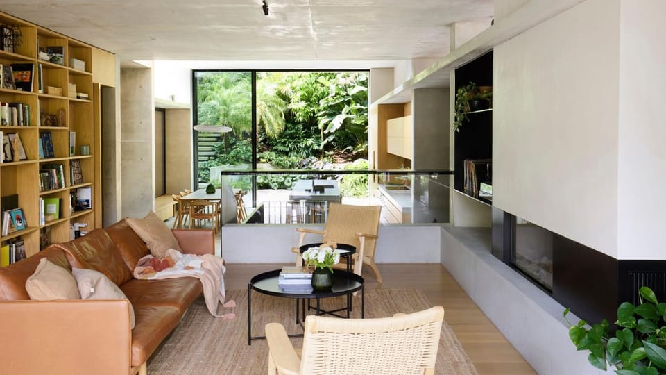 Living room, Garden view