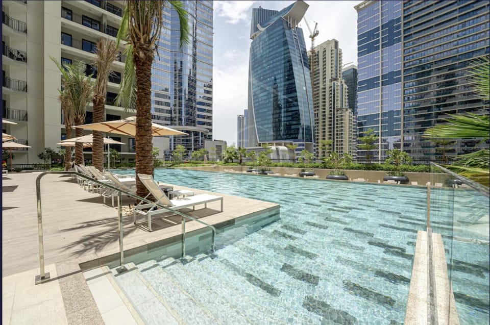 Pool view, Swimming pool, Swimming pool, sunbed