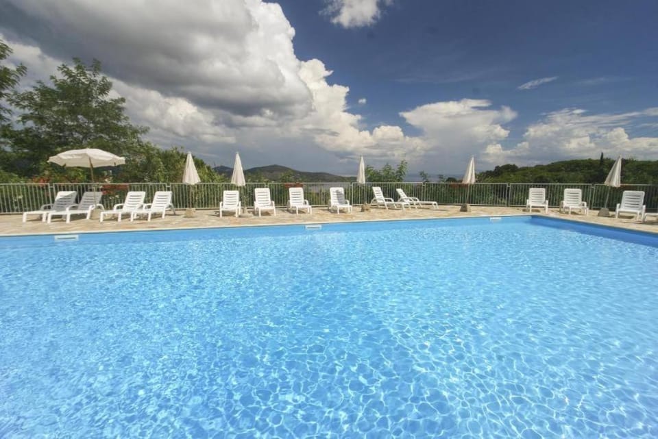 Natural landscape, Pool view, Swimming pool, sunbed