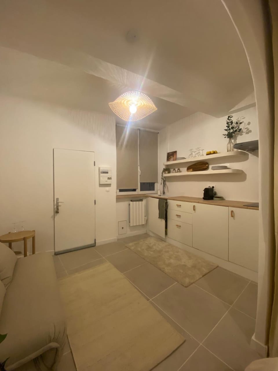 Kitchen or kitchenette, Living room