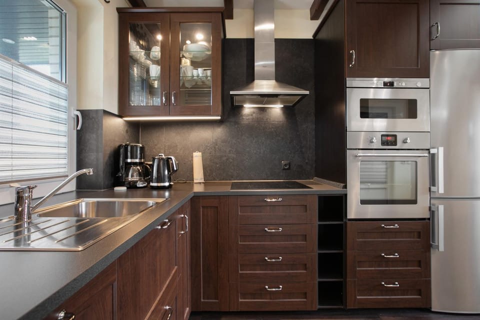 Kitchen or kitchenette, Living room
