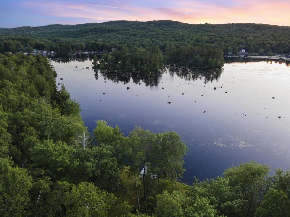 Natural landscape, Bird's eye view, Lake view