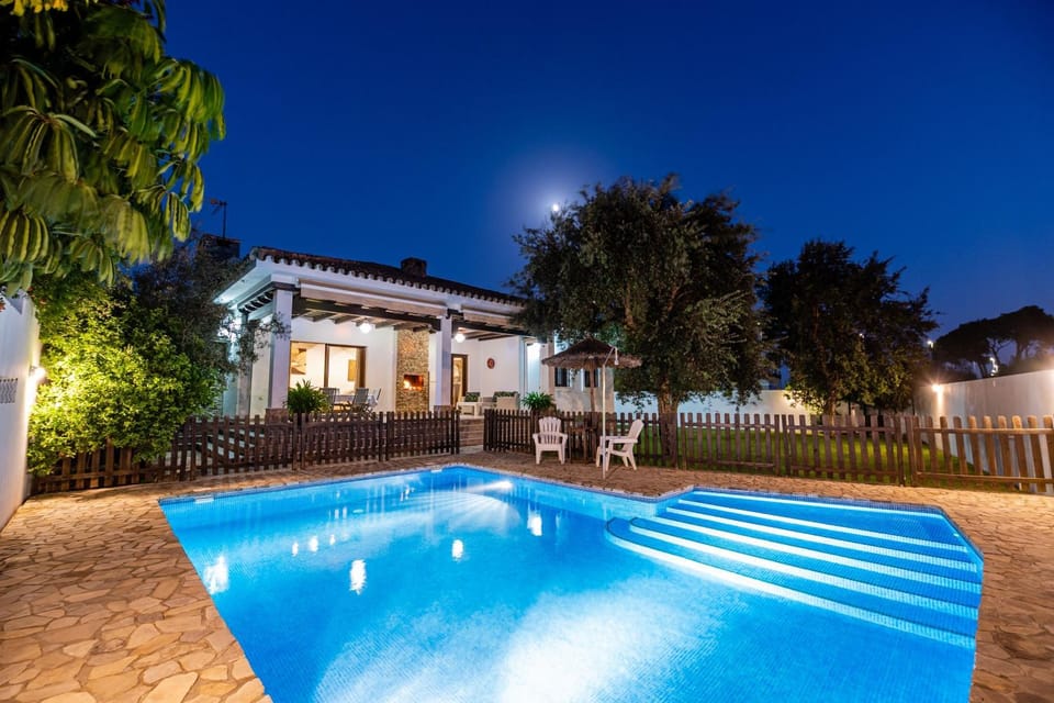 Property building, Living room, Swimming pool