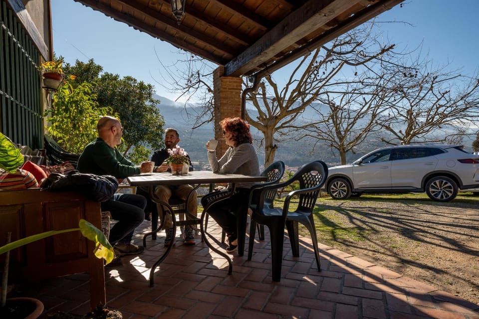 Off site, Day, People, Natural landscape, Balcony/Terrace, Guests, Mountain view, Parking