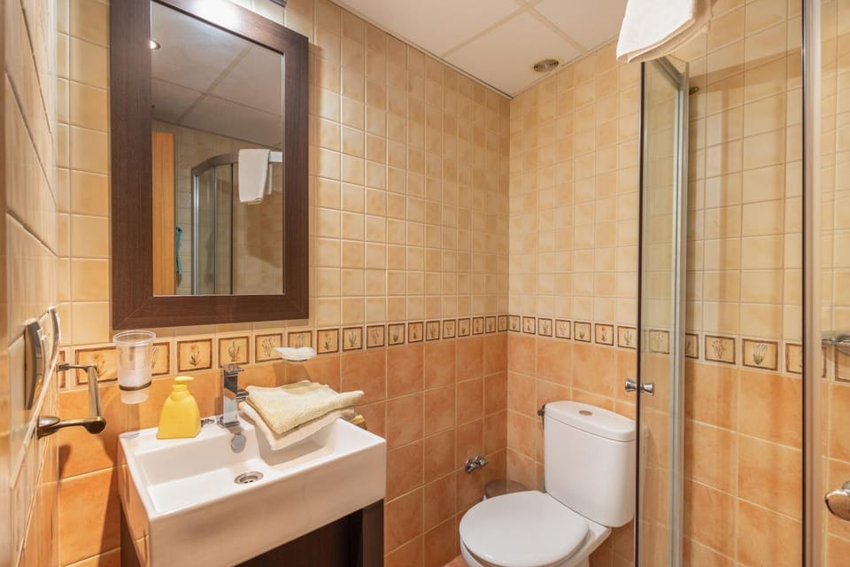 Bathroom, Living room