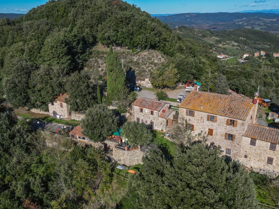 Natural landscape, Bird's eye view, Mountain view