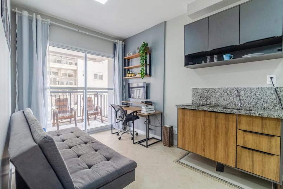 SM1106. Lindo, Novo e Super Bem Localizado Apartment in Sao Paulo City
