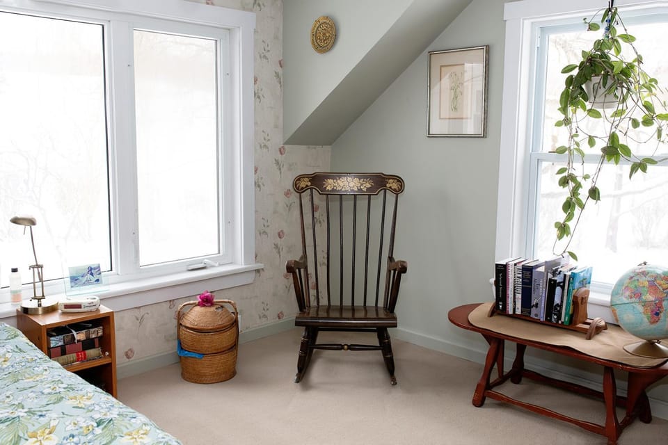 Seating area, Bedroom