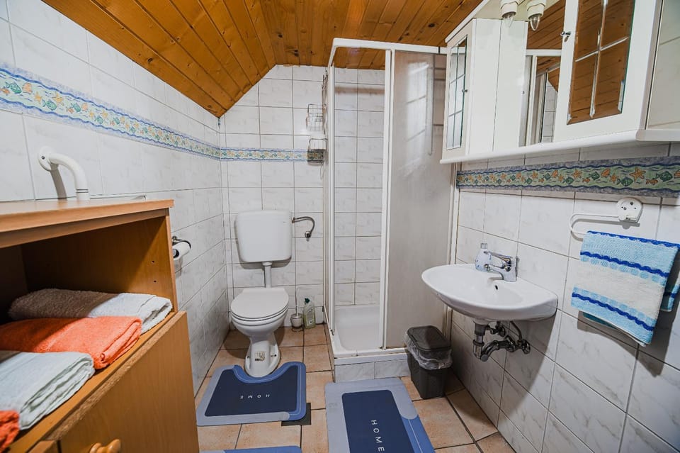 Shower, Toilet, Bathroom, towels