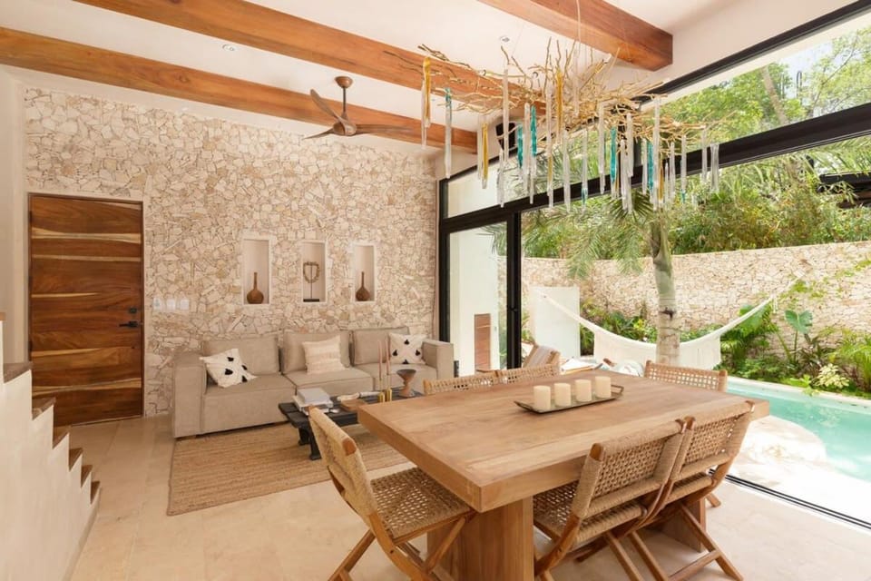 Patio, Living room, Dining area, Swimming pool