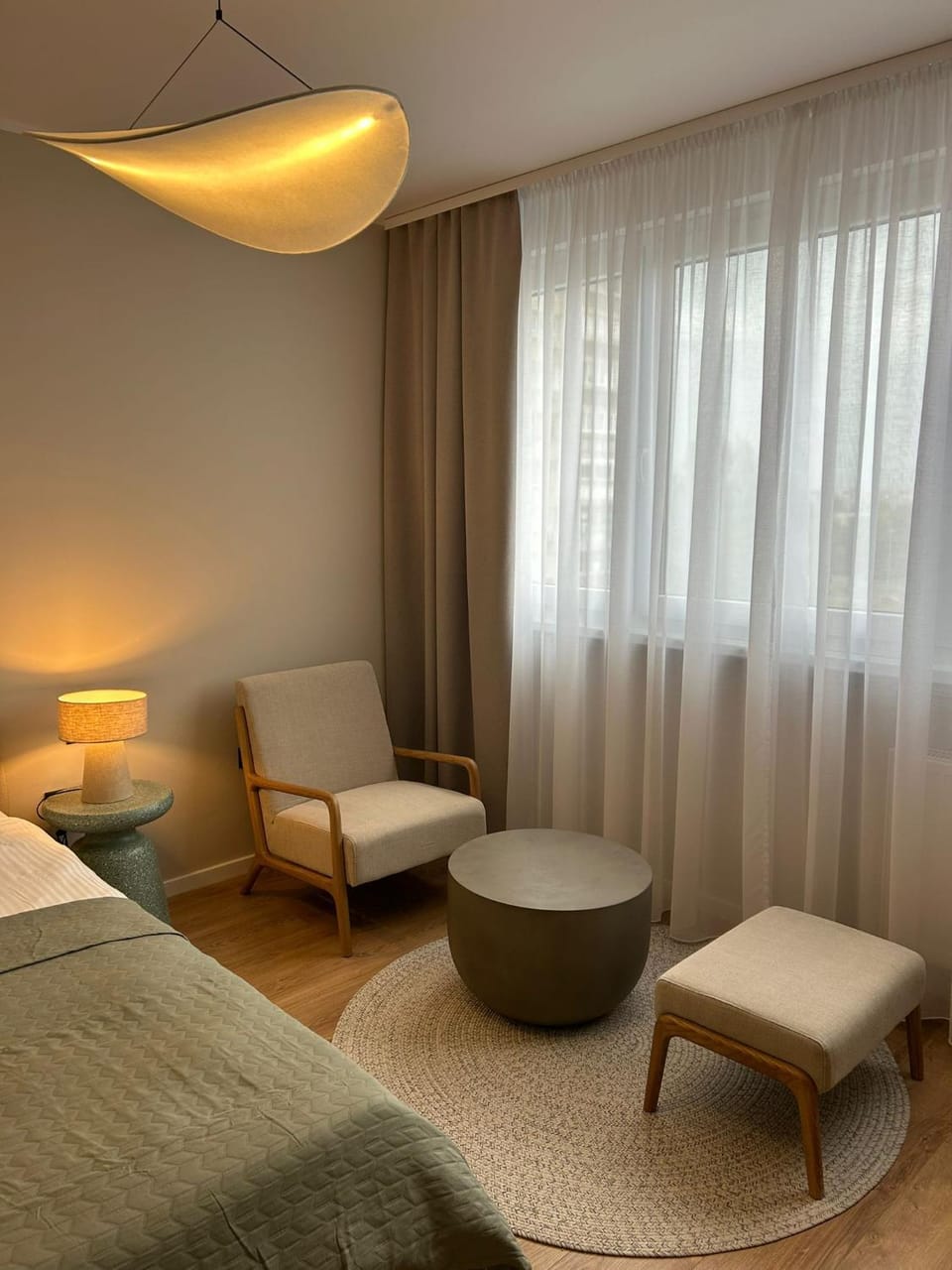 Seating area, Bedroom