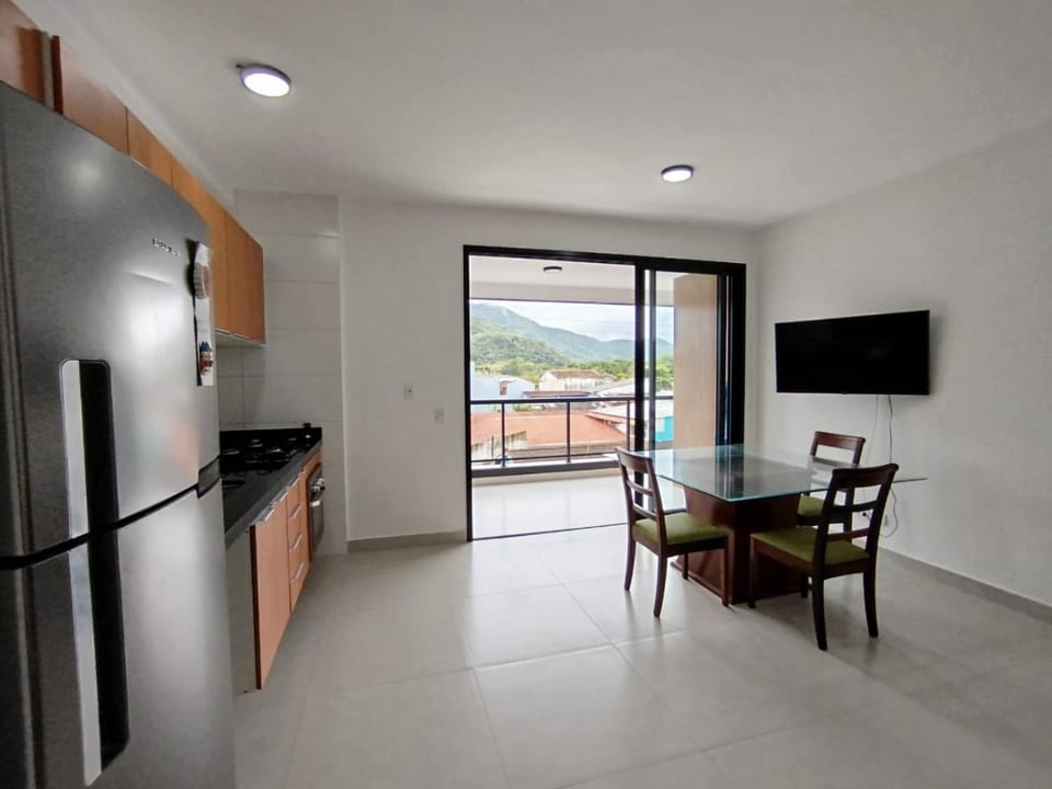 Kitchen or kitchenette, Living room, Dining area