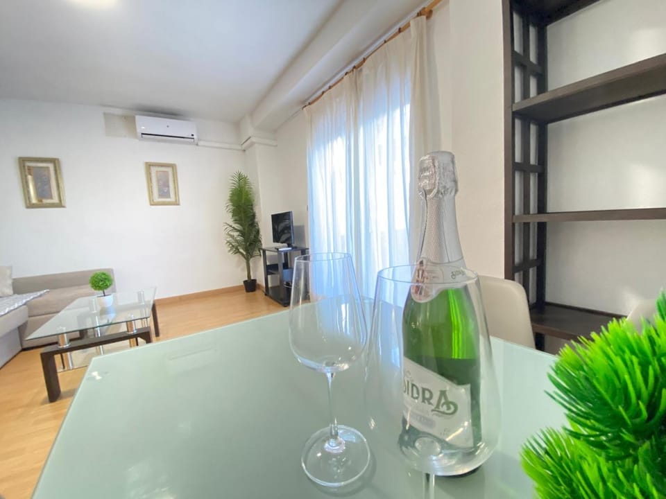 Dining area, air conditioner
