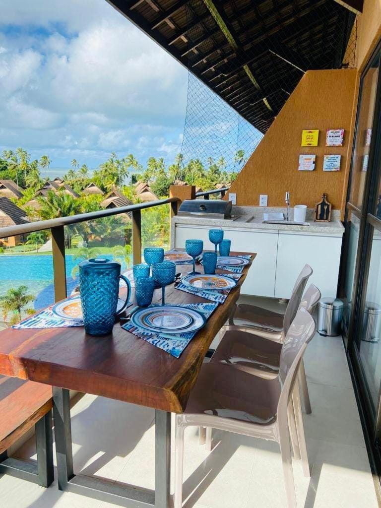 Day, Natural landscape, View (from property/room), Balcony/Terrace, Dining area, Pool view, Swimming pool