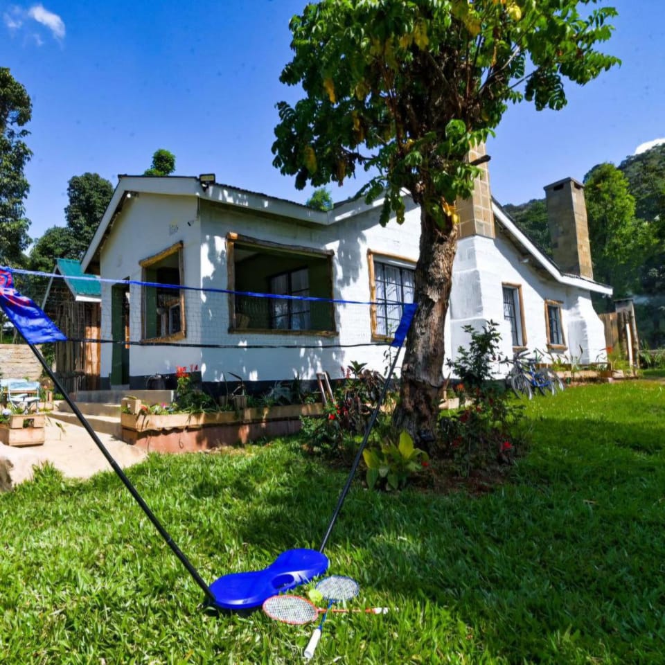 Property building, Patio, Day, Natural landscape, Children play ground, Garden, Garden view, Sports