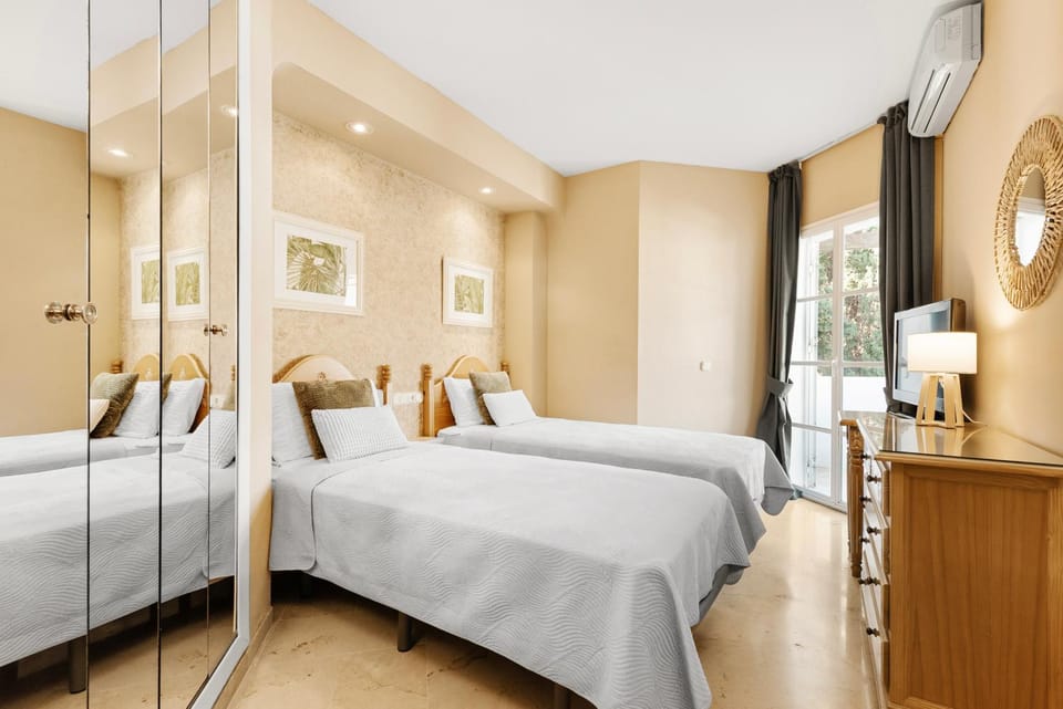 Bed, Balcony/Terrace, Bedroom, storage, wardrobe, air conditioner