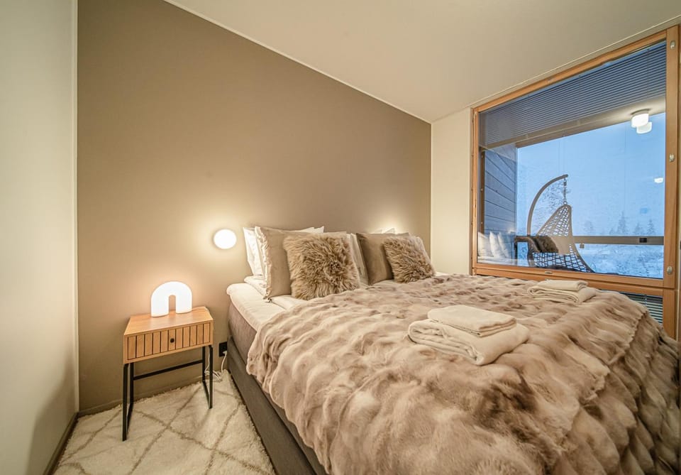 Bed, Winter, View (from property/room), Bedroom, heating, internet, towels