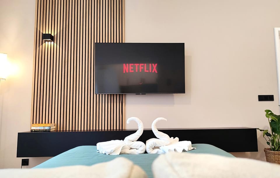 Bed, TV and multimedia