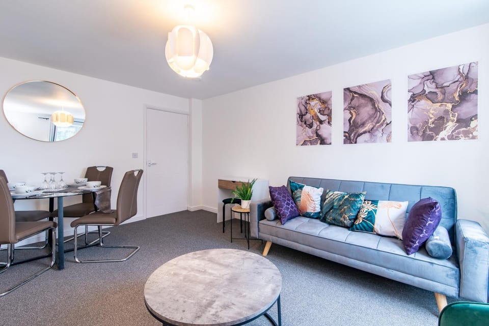 Living room, Seating area, Dining area